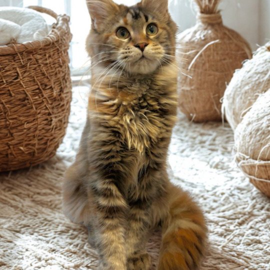 Maceo’s Gône’s Wendy Tinkerbell Femelle Maine coon